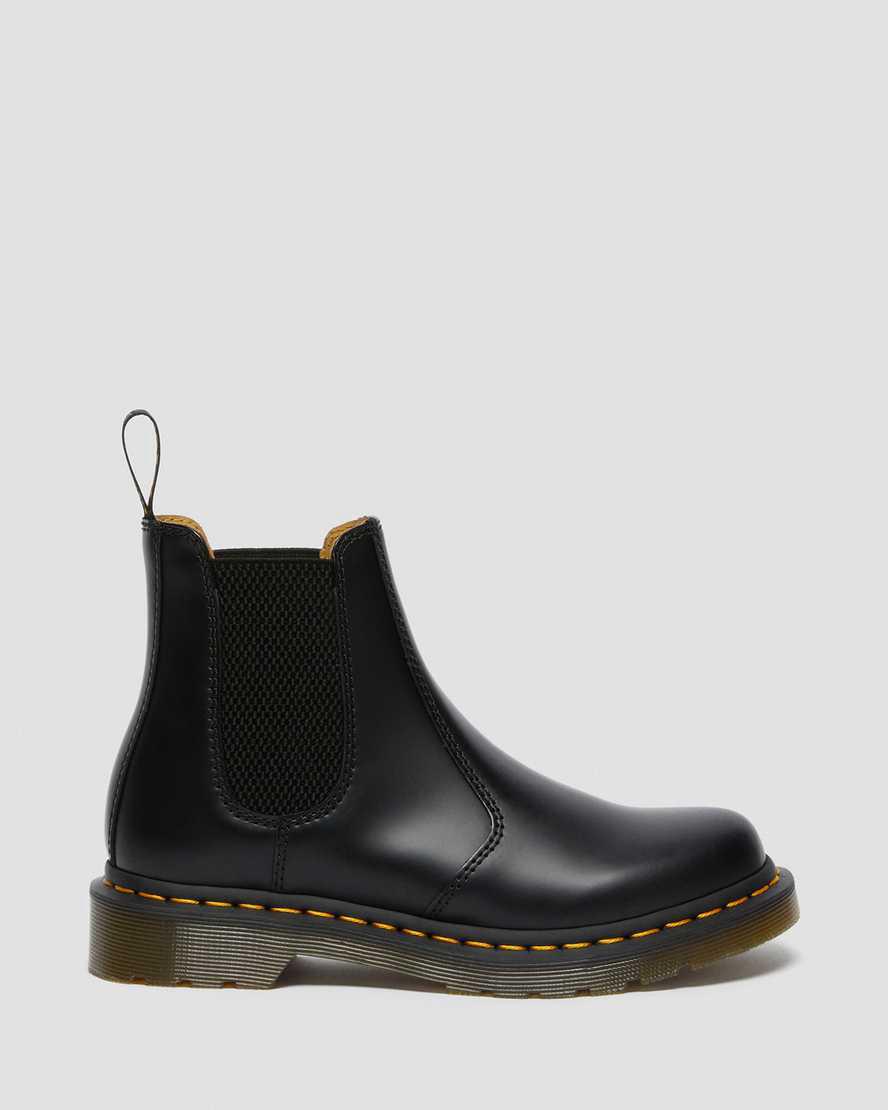 Botines Dr Martens 2976 Smooth Leather Chelsea Mujer Negras  España |  35461-MNPX