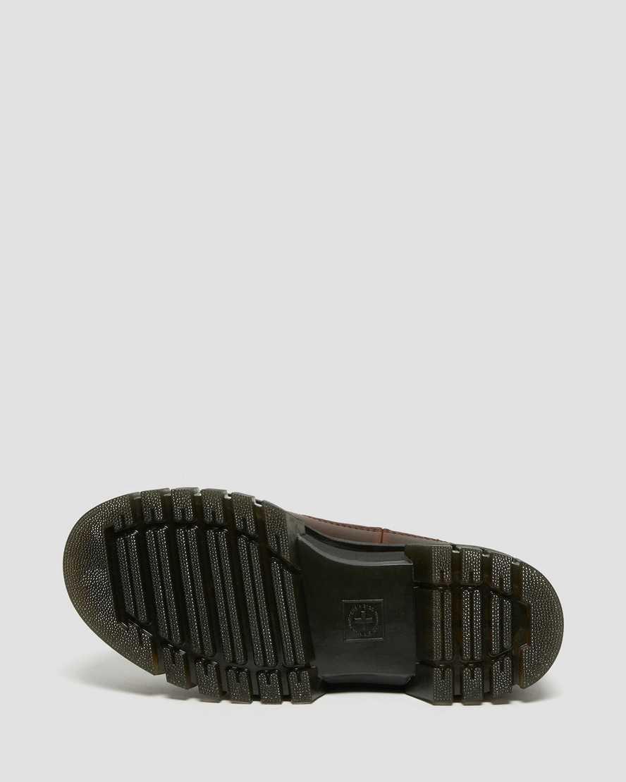 Botines Dr Martens Audrick Brando Leather Platform Chelsea Hombre Marrones  España |  14853-XHZV