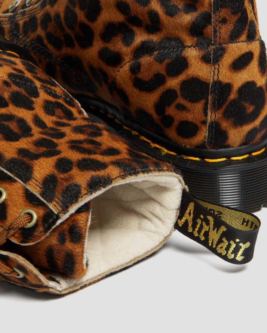Botines Dr Martens Barton Made in England Leopard Mujer Multicolor  España |  14263-RFZP