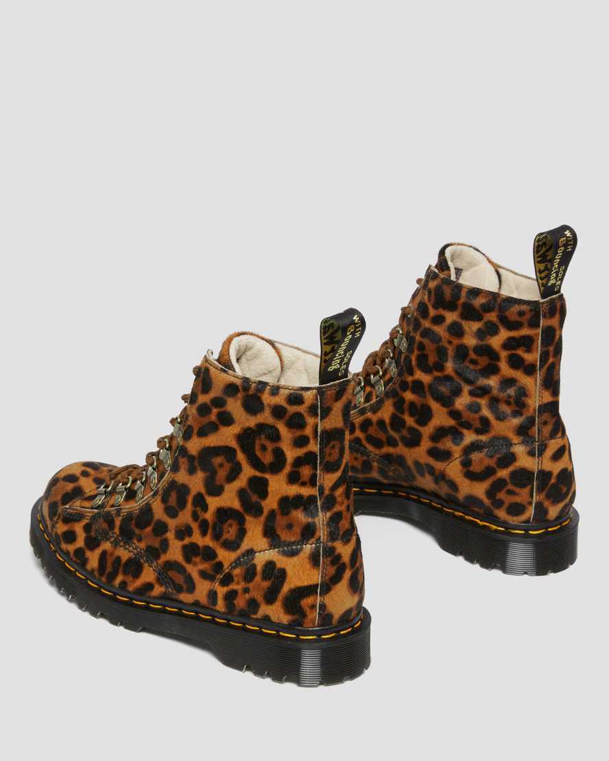 Botines Dr Martens Barton Made in England Leopard Mujer Multicolor  España |  14263-RFZP