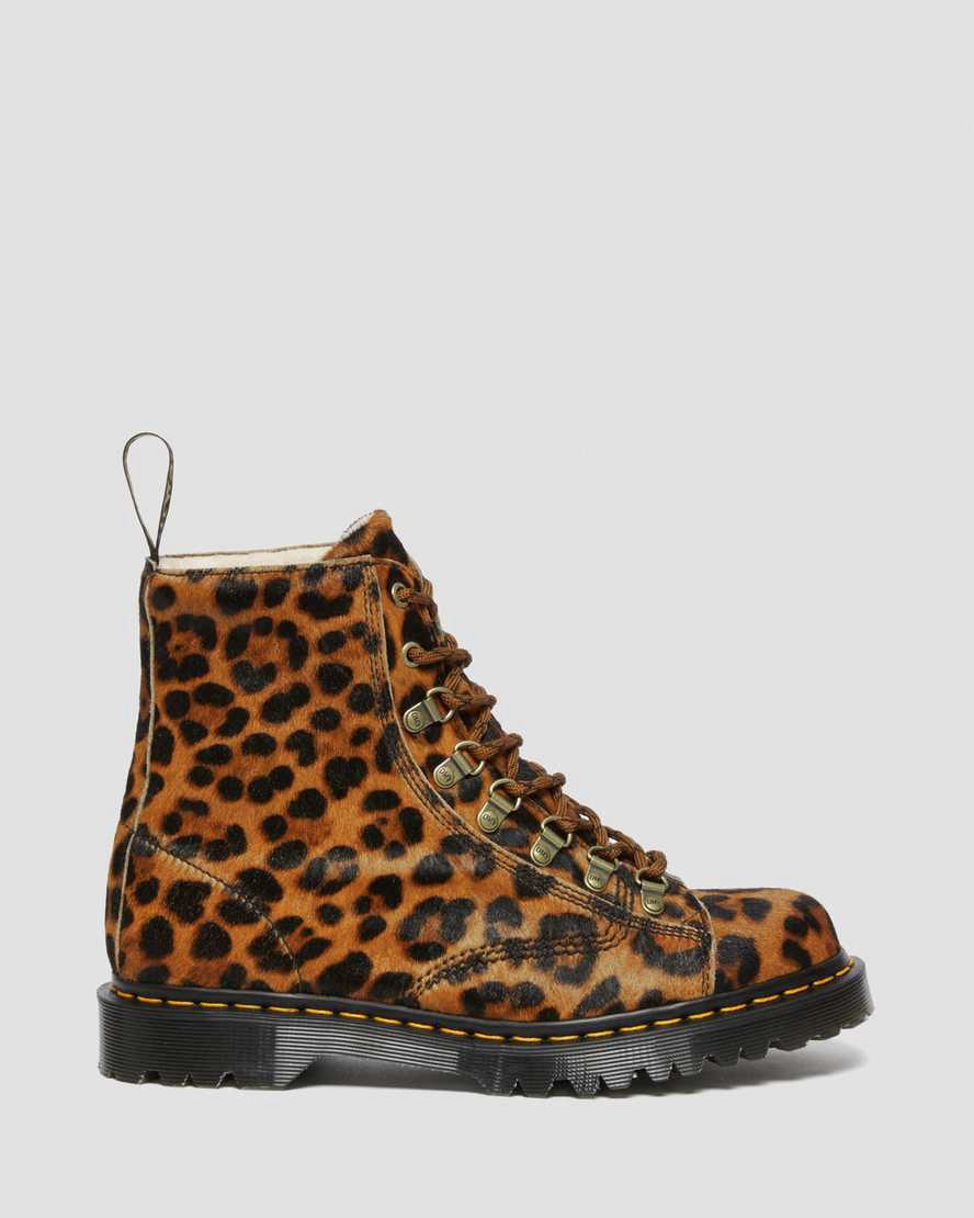 Botines Dr Martens Barton Made in England Leopard Mujer Multicolor  España |  14263-RFZP