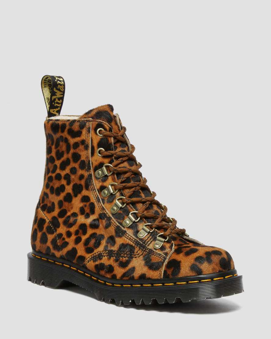 Botines Dr Martens Barton Made in England Leopard Mujer Multicolor  España |  14263-RFZP