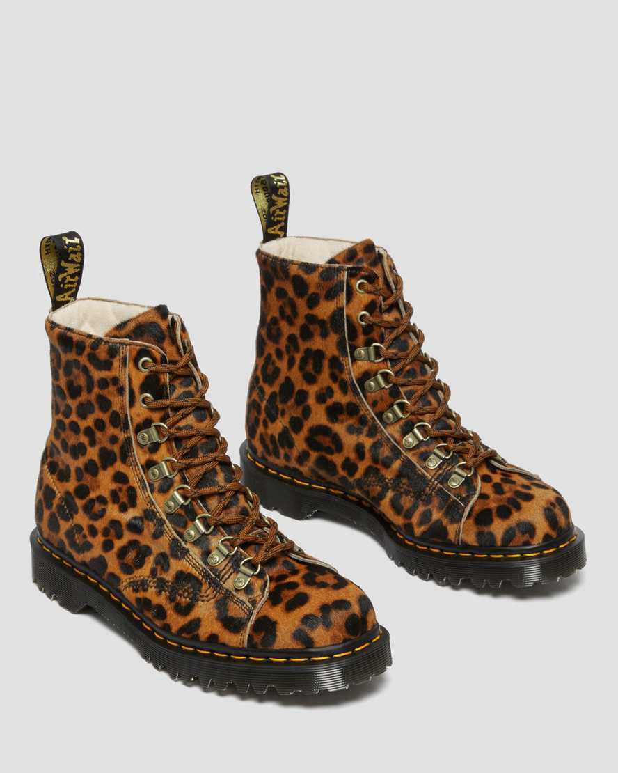 Botines Dr Martens Barton Made in England Leopard Hombre Multicolor  España |  45869-HUTC