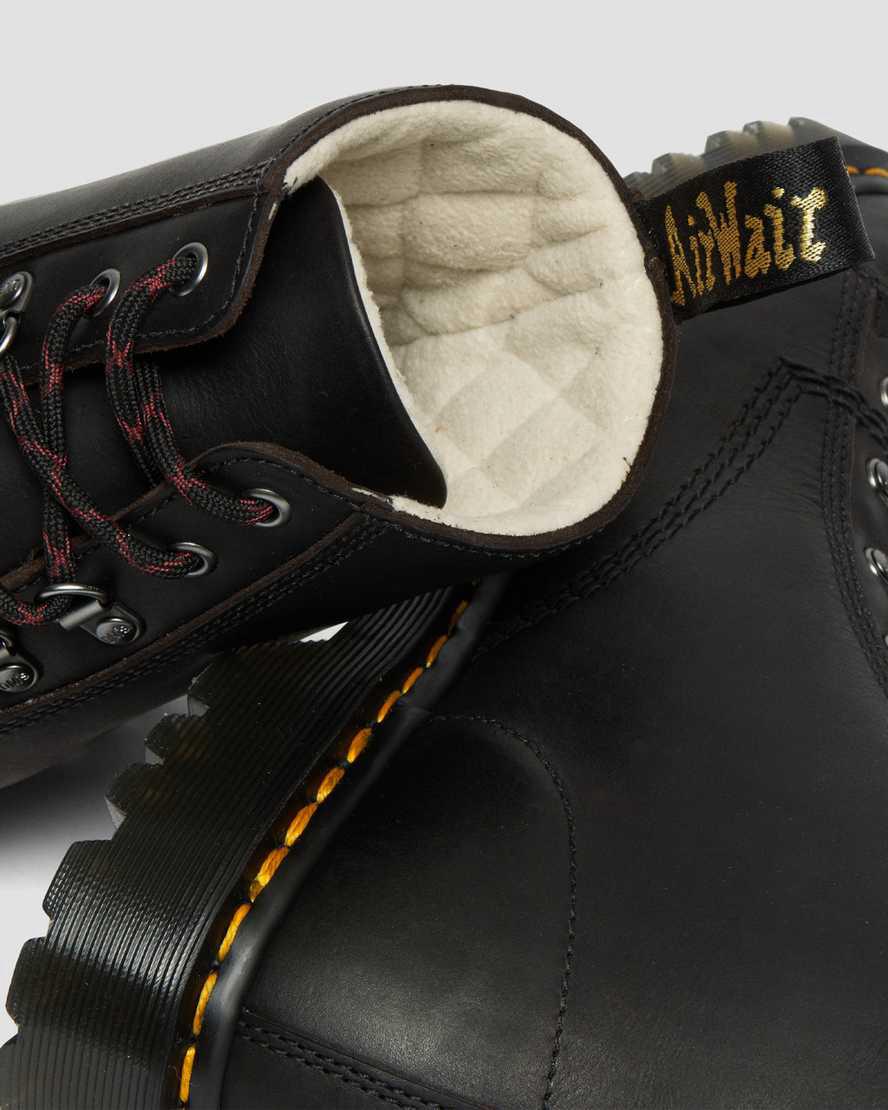 Botines Dr Martens Barton Made in England Classic Oil Leather Mujer Negras  España |  76840-IXJB