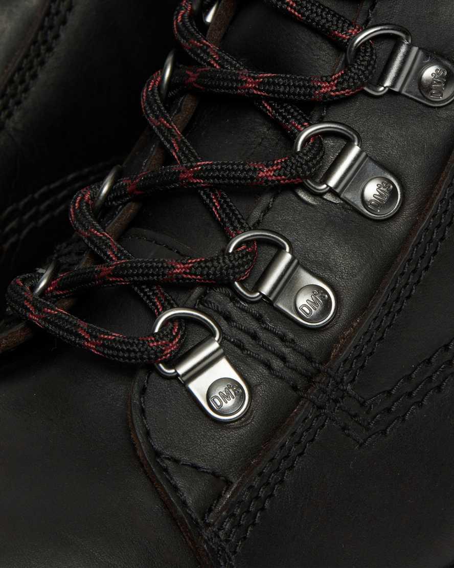 Botines Dr Martens Barton Made in England Classic Oil Leather Mujer Negras  España |  76840-IXJB