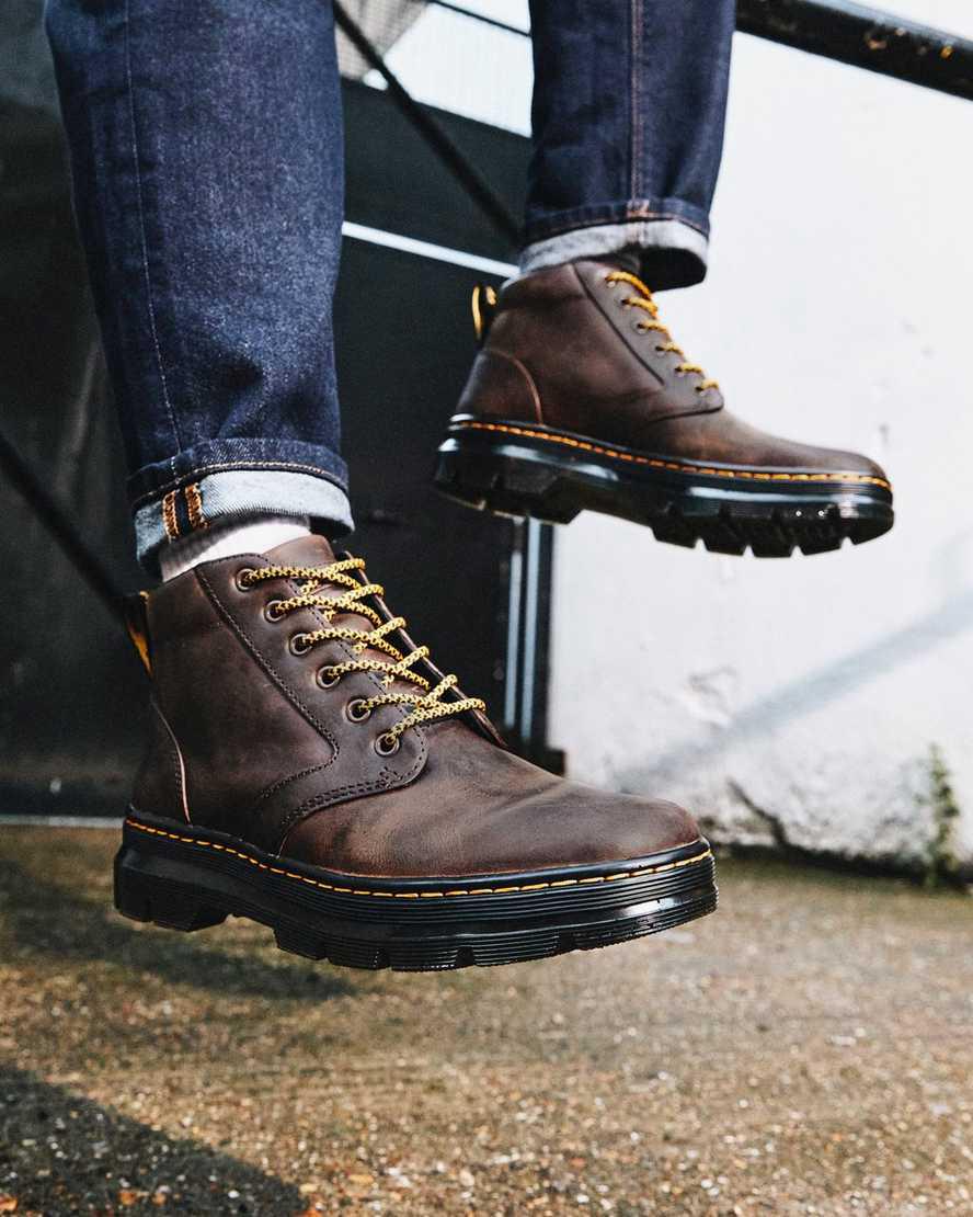 Botines Dr Martens Bonny Leather Hombre Marrones  España |  51348-AYUJ