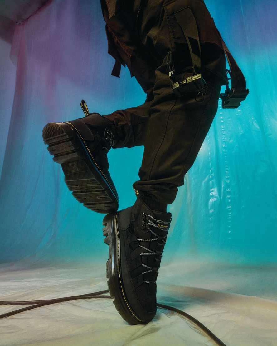 Botines Dr Martens Boury Leather Hombre Negras  España |  43102-ZMPF