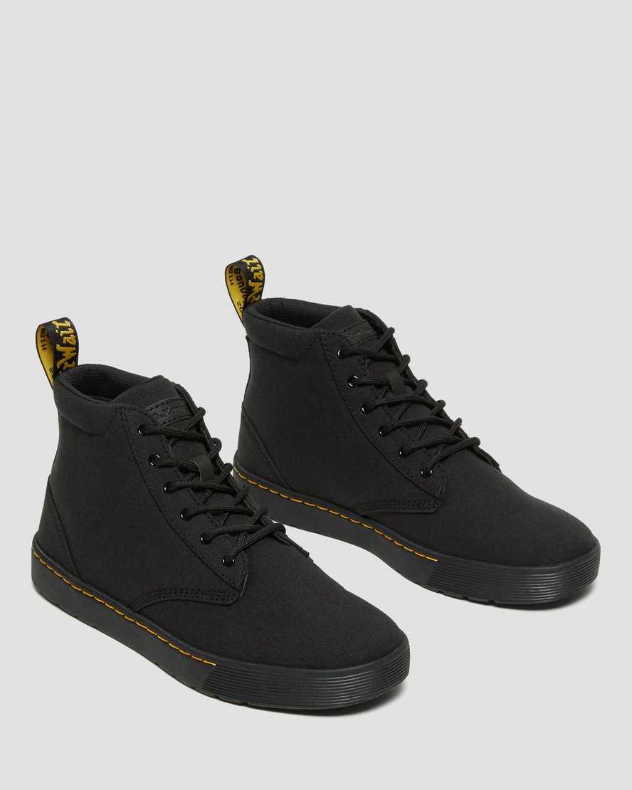 Botines Dr Martens Cairo Canvas Chukka Hombre Negras  España |  03561-XUBS