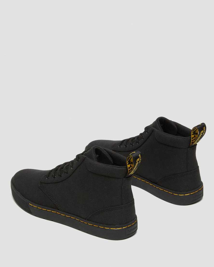 Botines Dr Martens Cairo Canvas Chukka Hombre Negras  España |  03561-XUBS