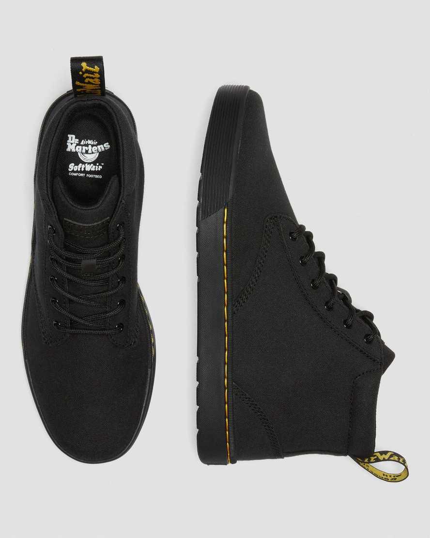 Botines Dr Martens Cairo Canvas Chukka Hombre Negras  España |  03561-XUBS