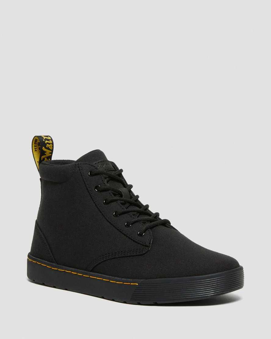 Botines Dr Martens Cairo Canvas Chukka Hombre Negras  España |  03561-XUBS