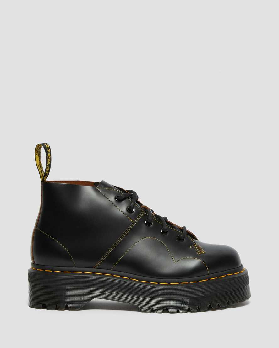 Botines Dr Martens Church Platform Monkey Mujer Negras  España |  49206-TFPN