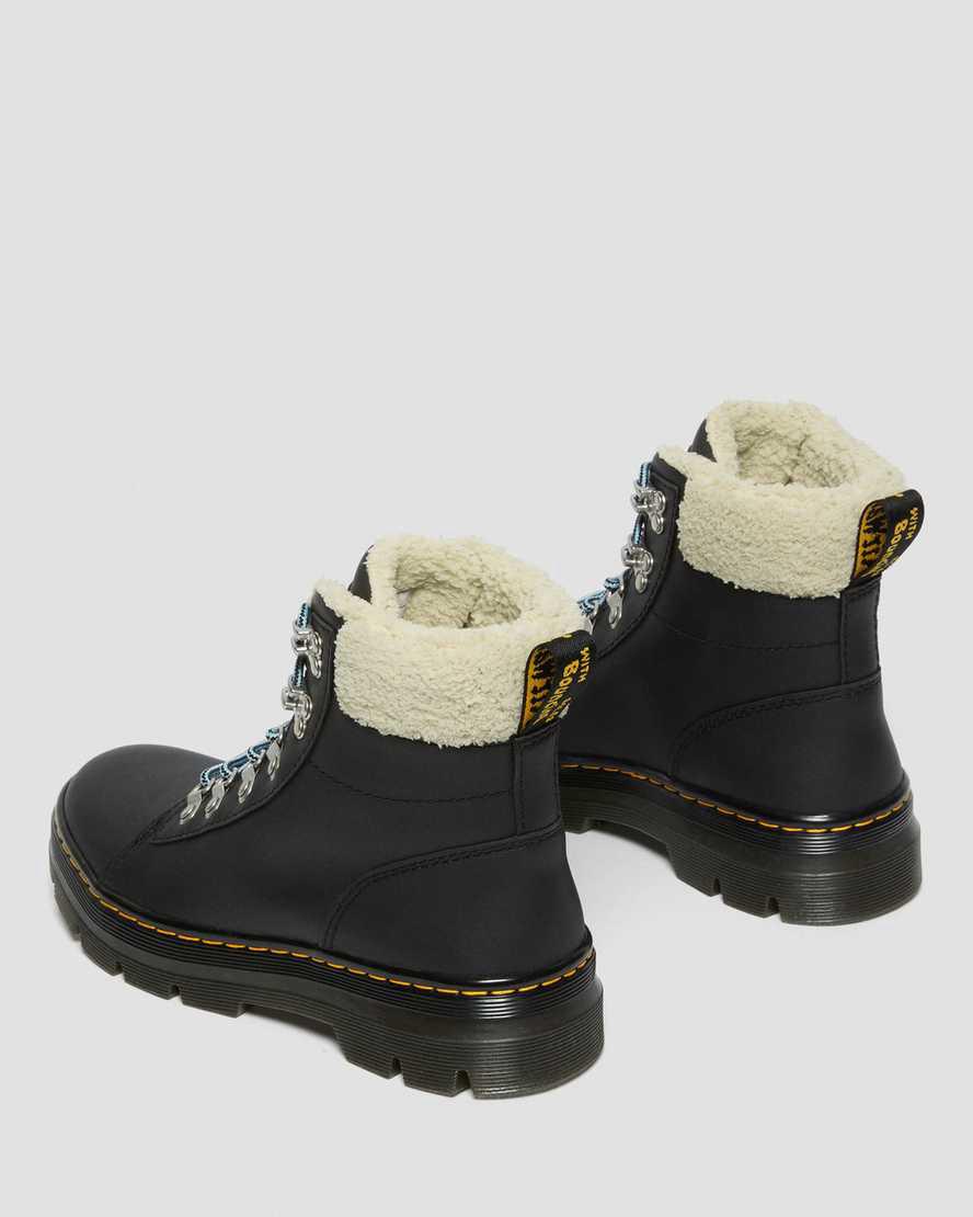 Botines Dr Martens Combs Faux Fur-Lined Mujer Negras  España |  59647-LZYM
