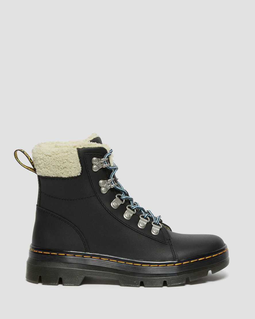 Botines Dr Martens Combs Faux Fur-Lined Mujer Negras  España |  59647-LZYM