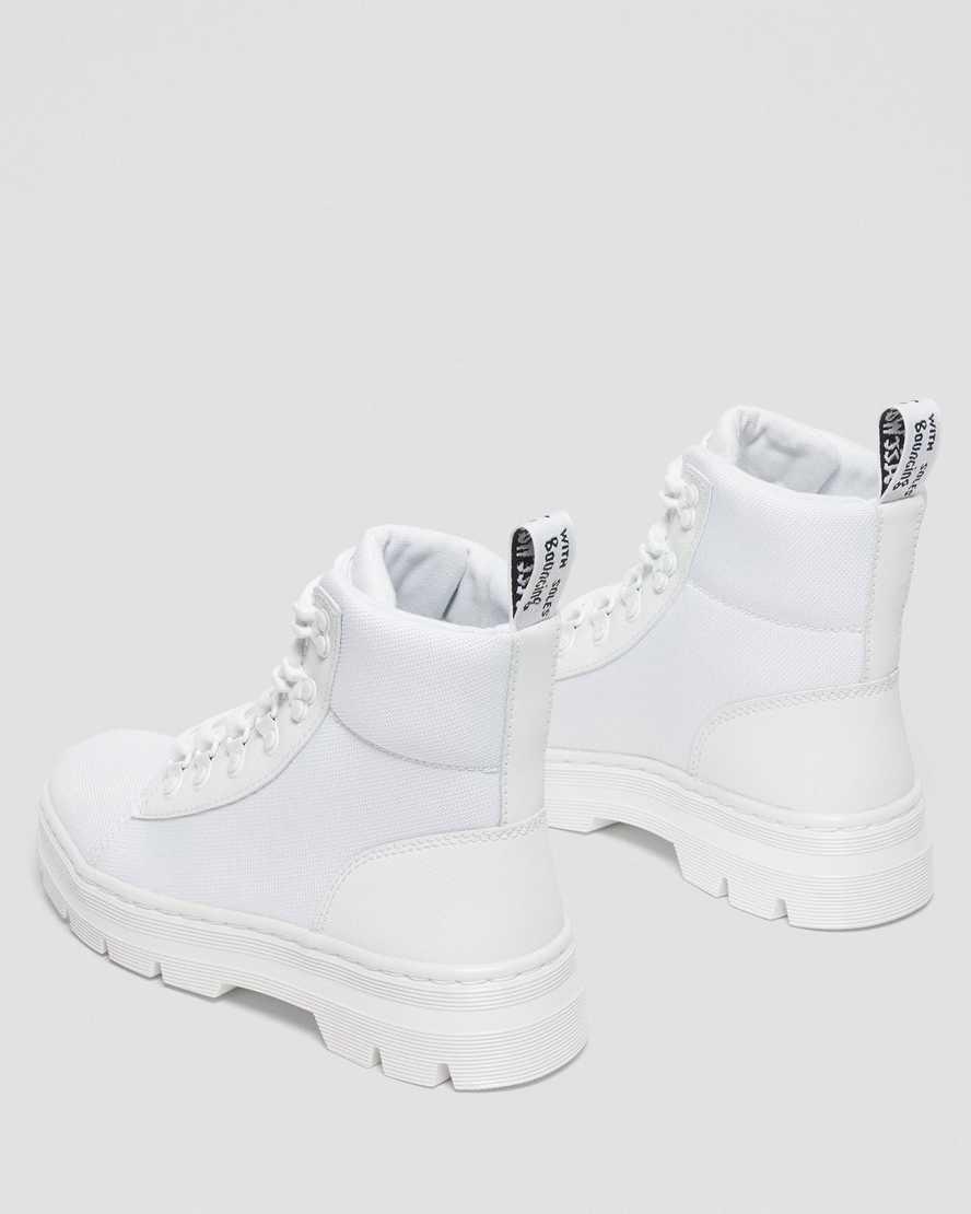 Botines Dr Martens Combs Poly Mujer Blancas  España |  57628-NUVR