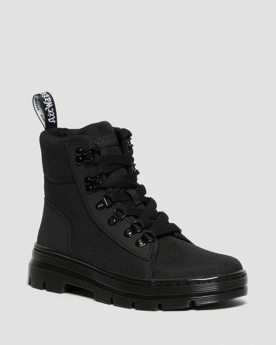 Botines Dr Martens Combs Poly Mujer Negras  España |  02693-RDFJ