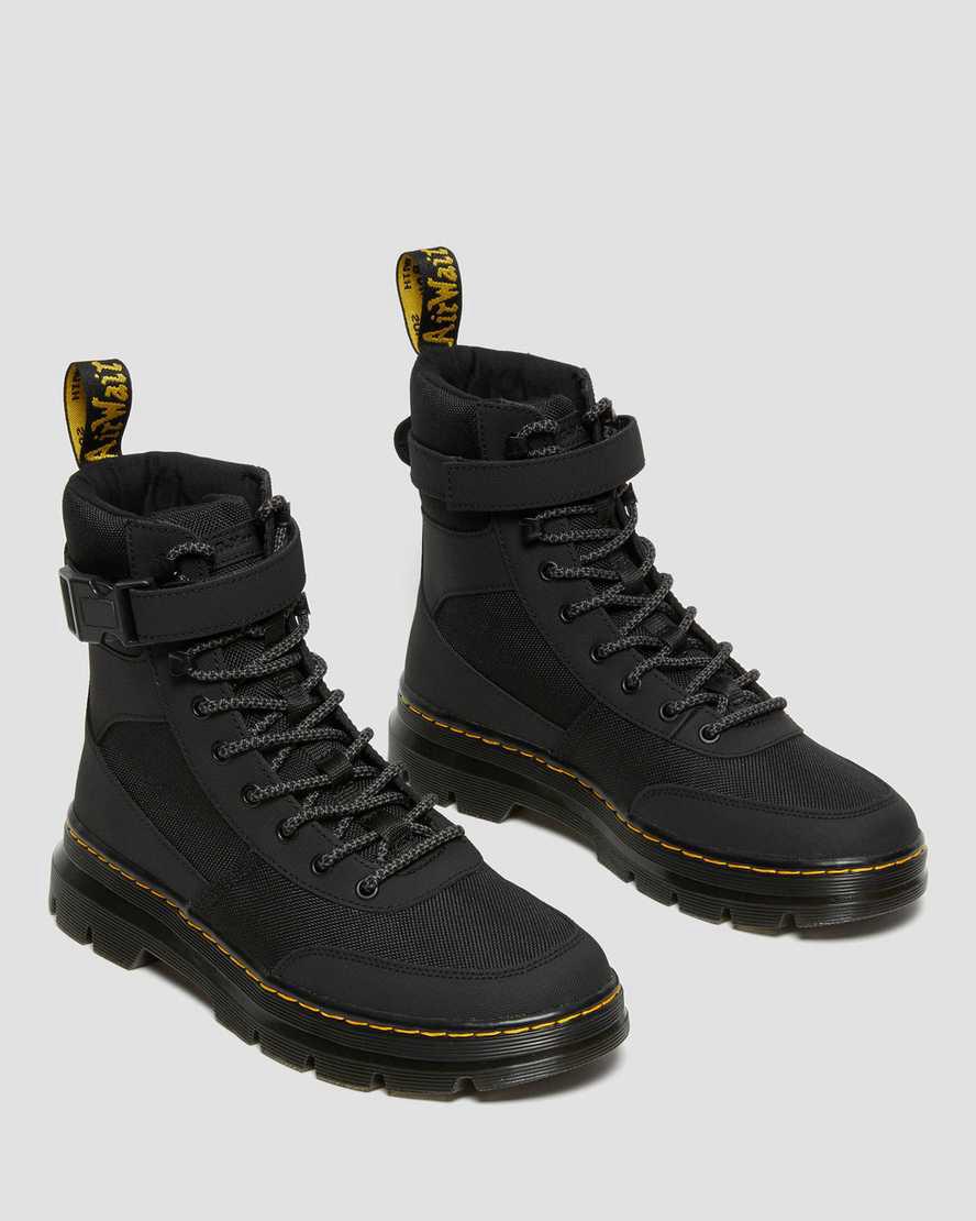 Botines Dr Martens Combs Tech Extra Tough Poly Mujer Negras  España |  25043-ALBT