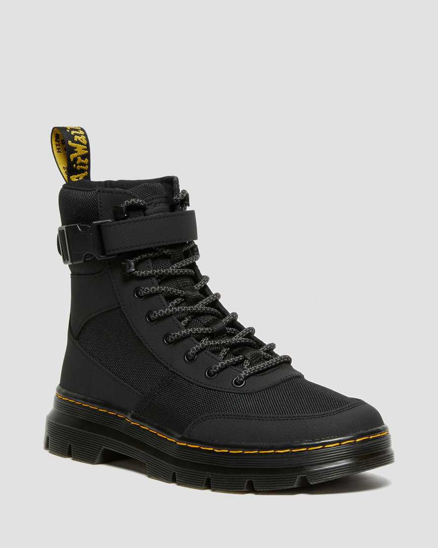 Botines Dr Martens Combs Tech Extra Tough Poly Mujer Negras  España |  25043-ALBT