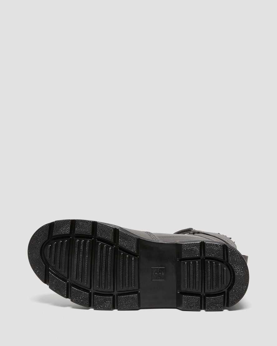 Botines Dr Martens Combs Tech Faux Fur-Lined Mujer Gris  España |  05897-MSDX