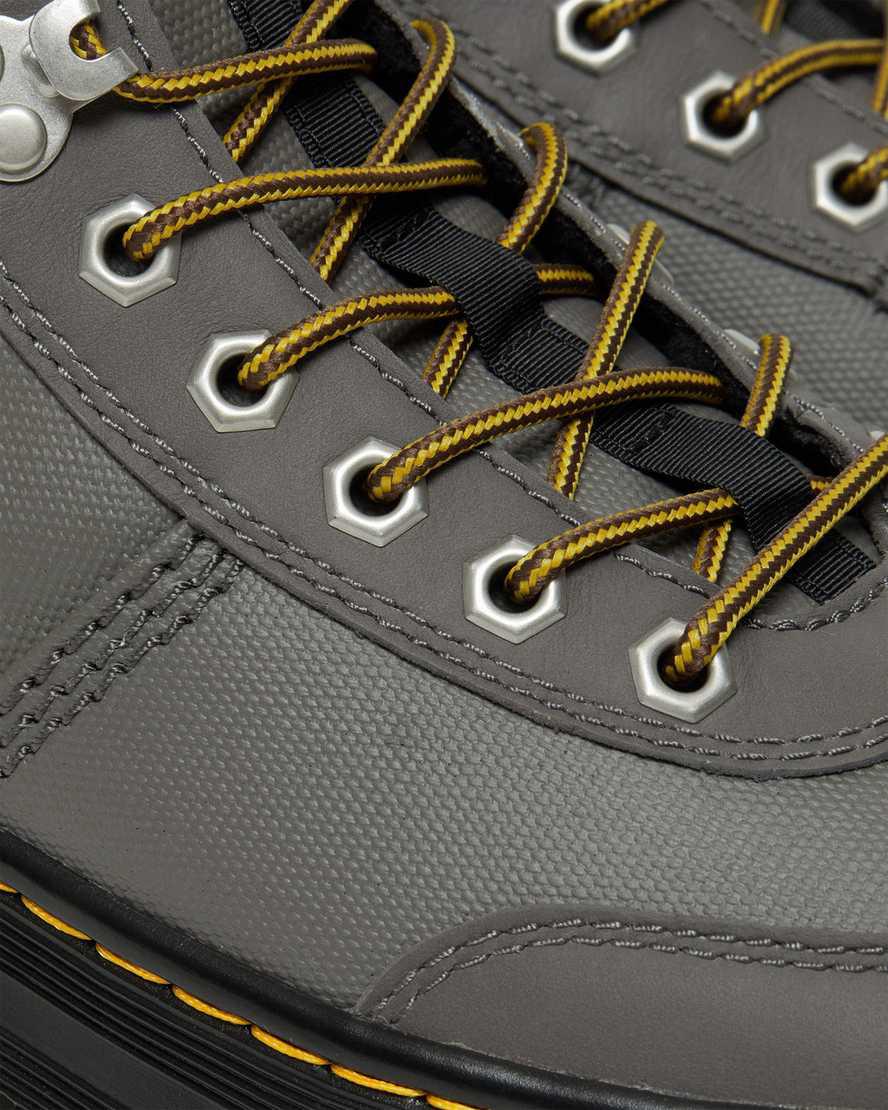 Botines Dr Martens Combs Tech Faux Fur-Lined Hombre Gris  España |  54368-ETVS