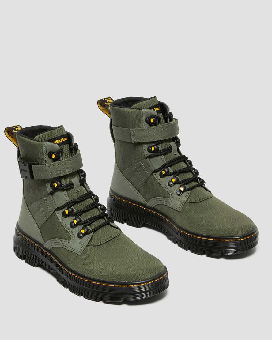 Botines Dr Martens Combs Tech II Poly Hombre Kaki Verde  España |  31420-VESI