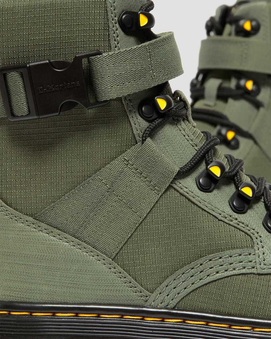 Botines Dr Martens Combs Tech II Poly Mujer Kaki Verde  España |  30751-ALSM