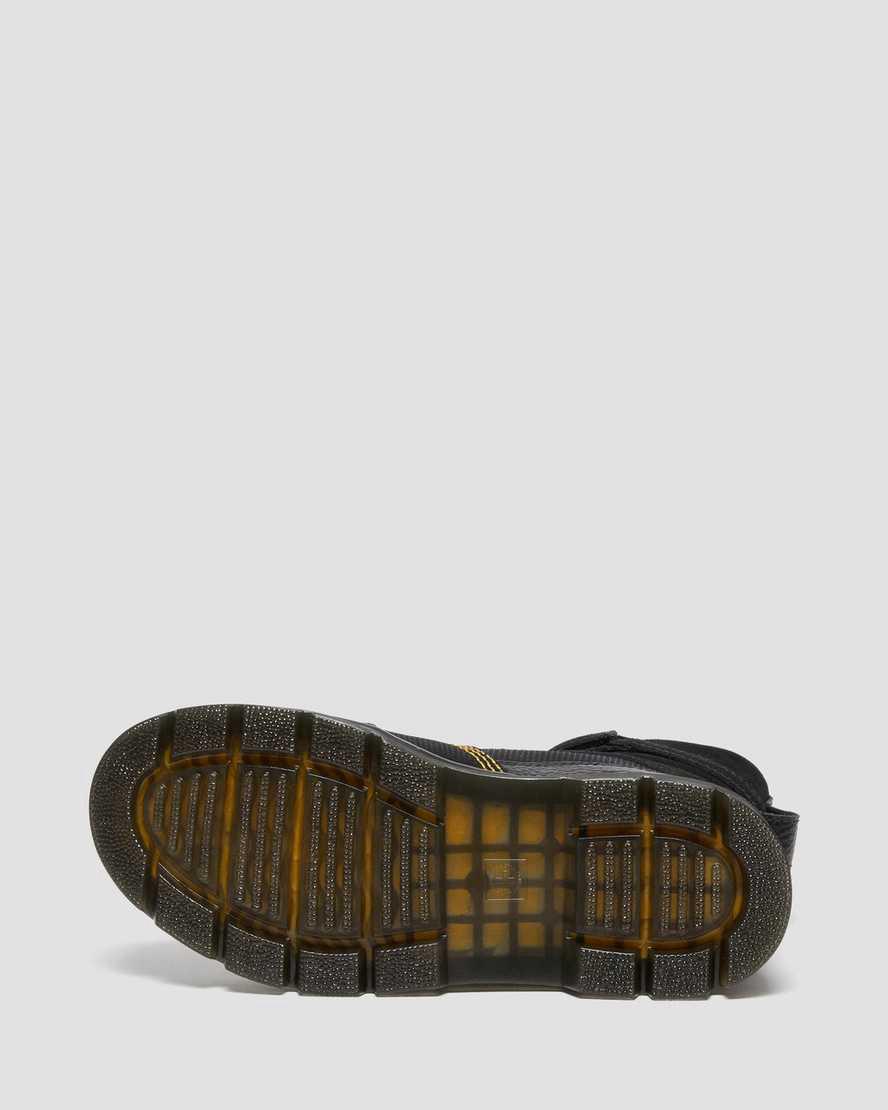 Botines Dr Martens Combs Tech Milled Nappa & Suede Mujer Negras  España |  20413-QWHR