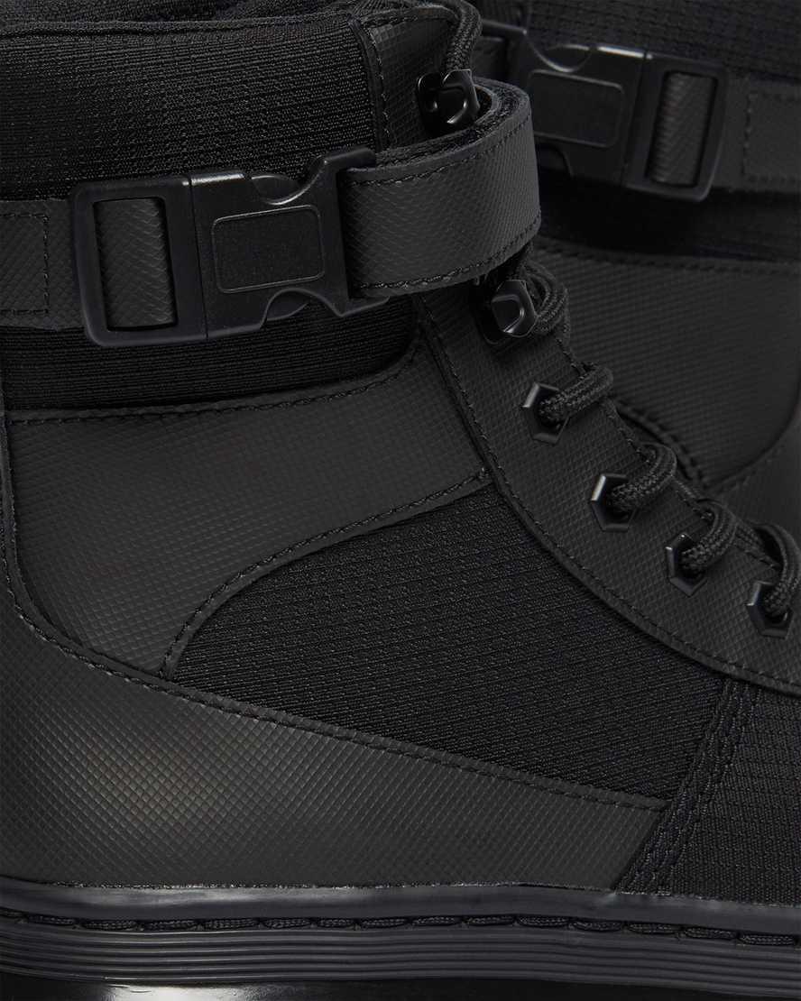 Botines Dr Martens Combs Tech Poly Mujer Negras  España |  89072-SQCG