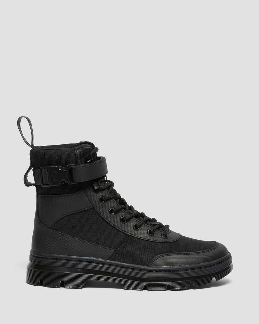 Botines Dr Martens Combs Tech Poly Mujer Negras  España |  89072-SQCG
