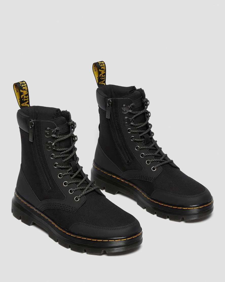 Botines Dr Martens Combs Zip Hombre Negras  España |  27194-OVXI
