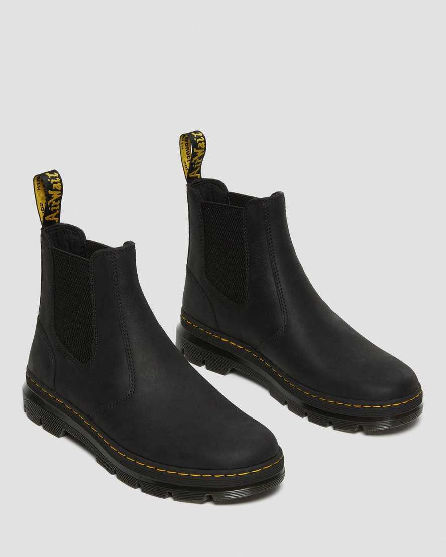 Botines Dr Martens Embury Leather Chelsea Hombre Negras  España |  47319-RLXI