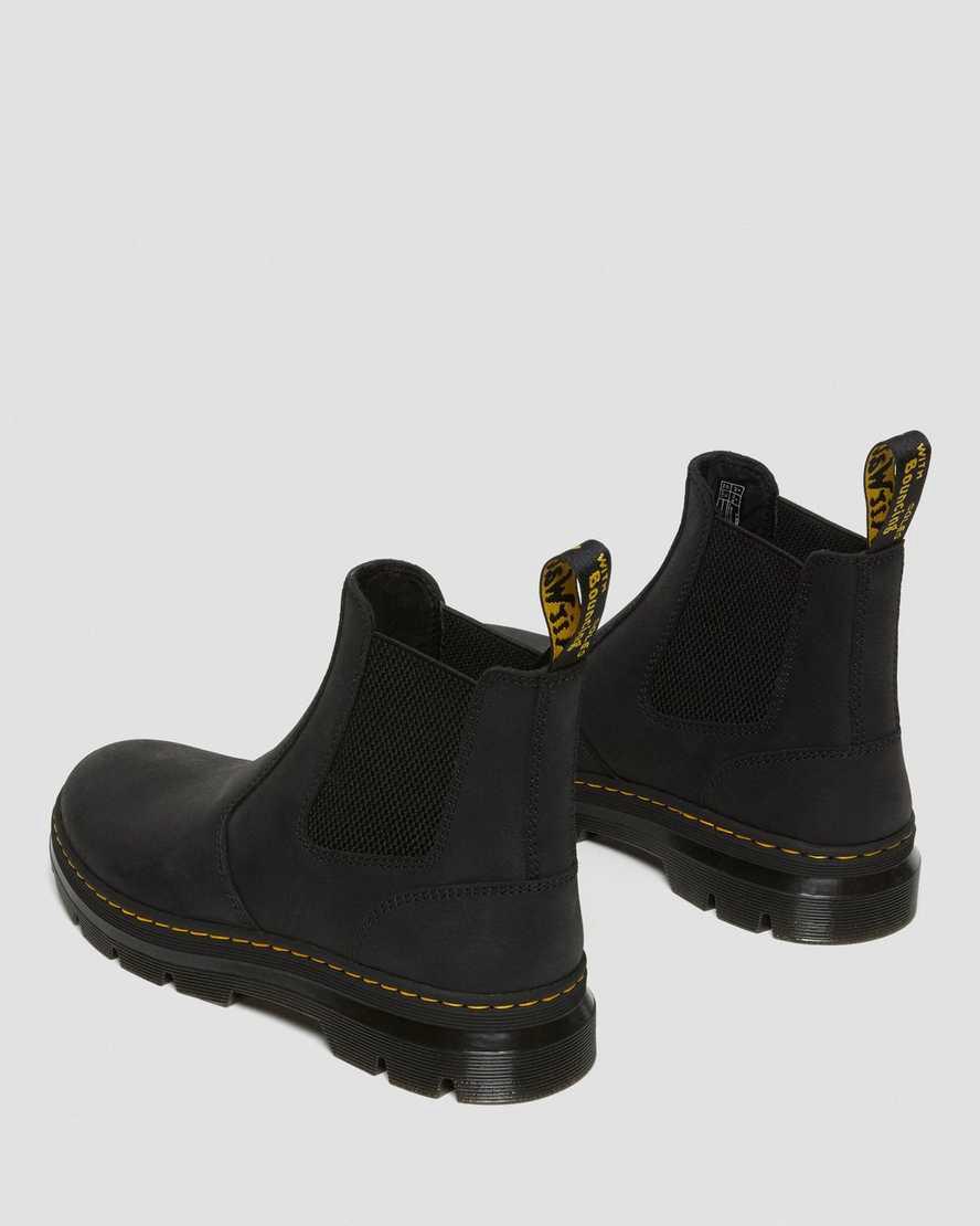 Botines Dr Martens Embury Leather Chelsea Hombre Negras  España |  47319-RLXI