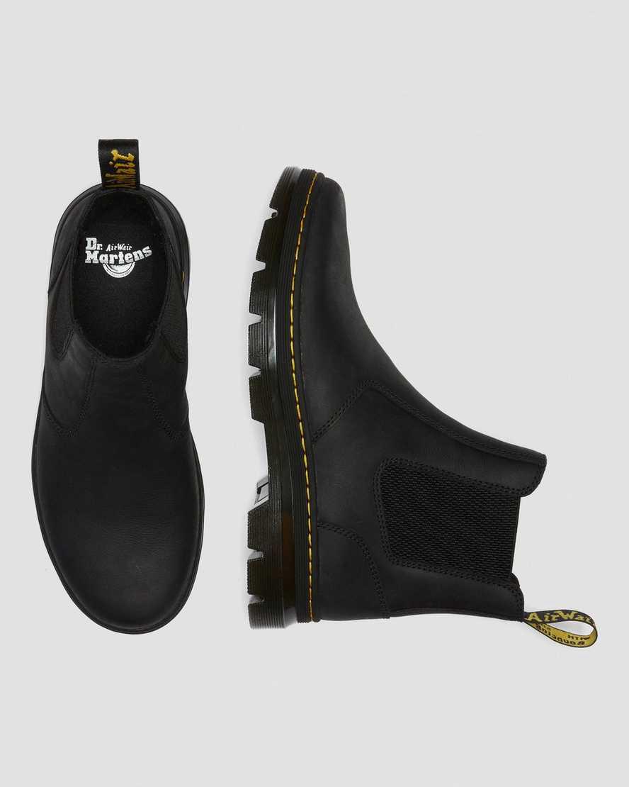 Botines Dr Martens Embury Leather Chelsea Hombre Negras  España |  47319-RLXI