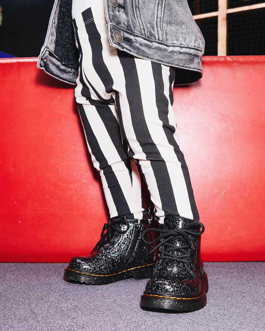 Botines Dr Martens Infant 1460 Glitter Niños Negras  España |  18742-STRQ