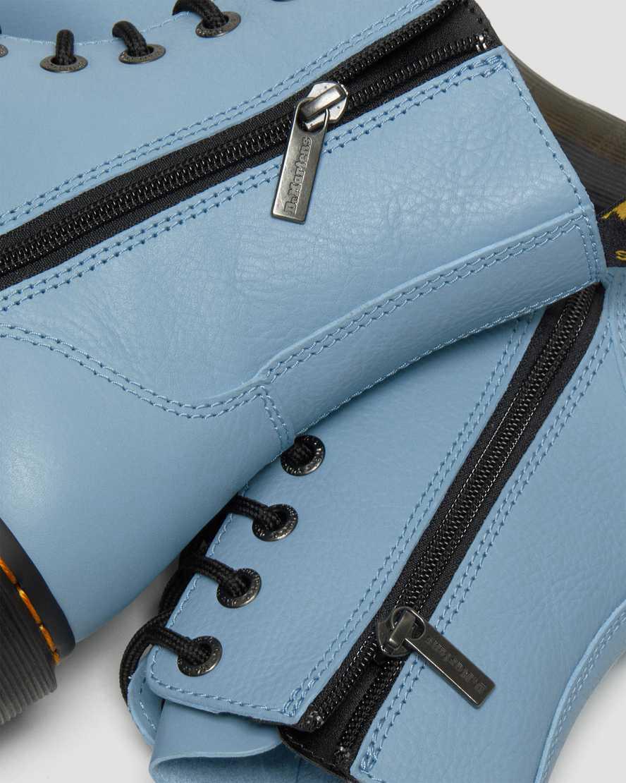 Botines Dr Martens Jadon Boot III Pisa Leather Platforms Hombre Azules  España |  50148-TPHB