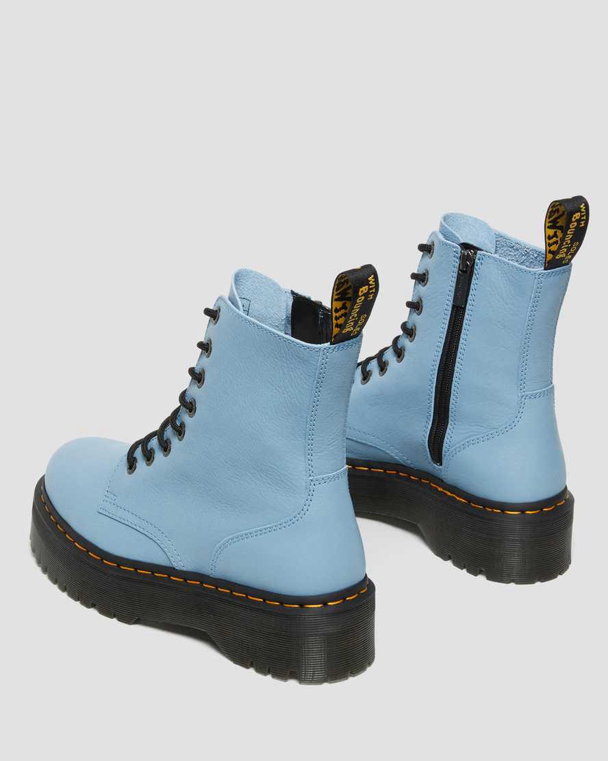 Botines Dr Martens Jadon Boot III Pisa Leather Platforms Hombre Azules  España |  50148-TPHB