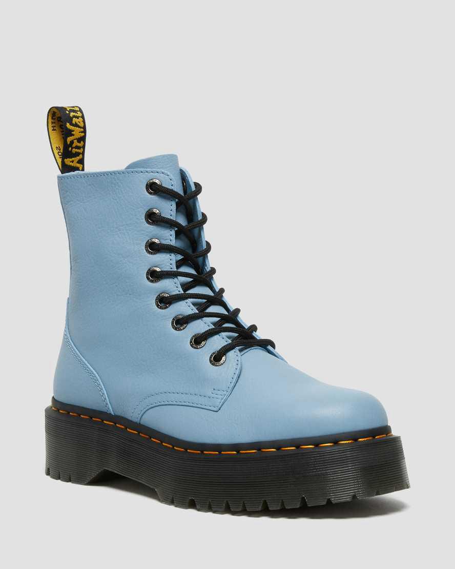 Botines Dr Martens Jadon Boot III Pisa Leather Platforms Hombre Azules  España |  50148-TPHB