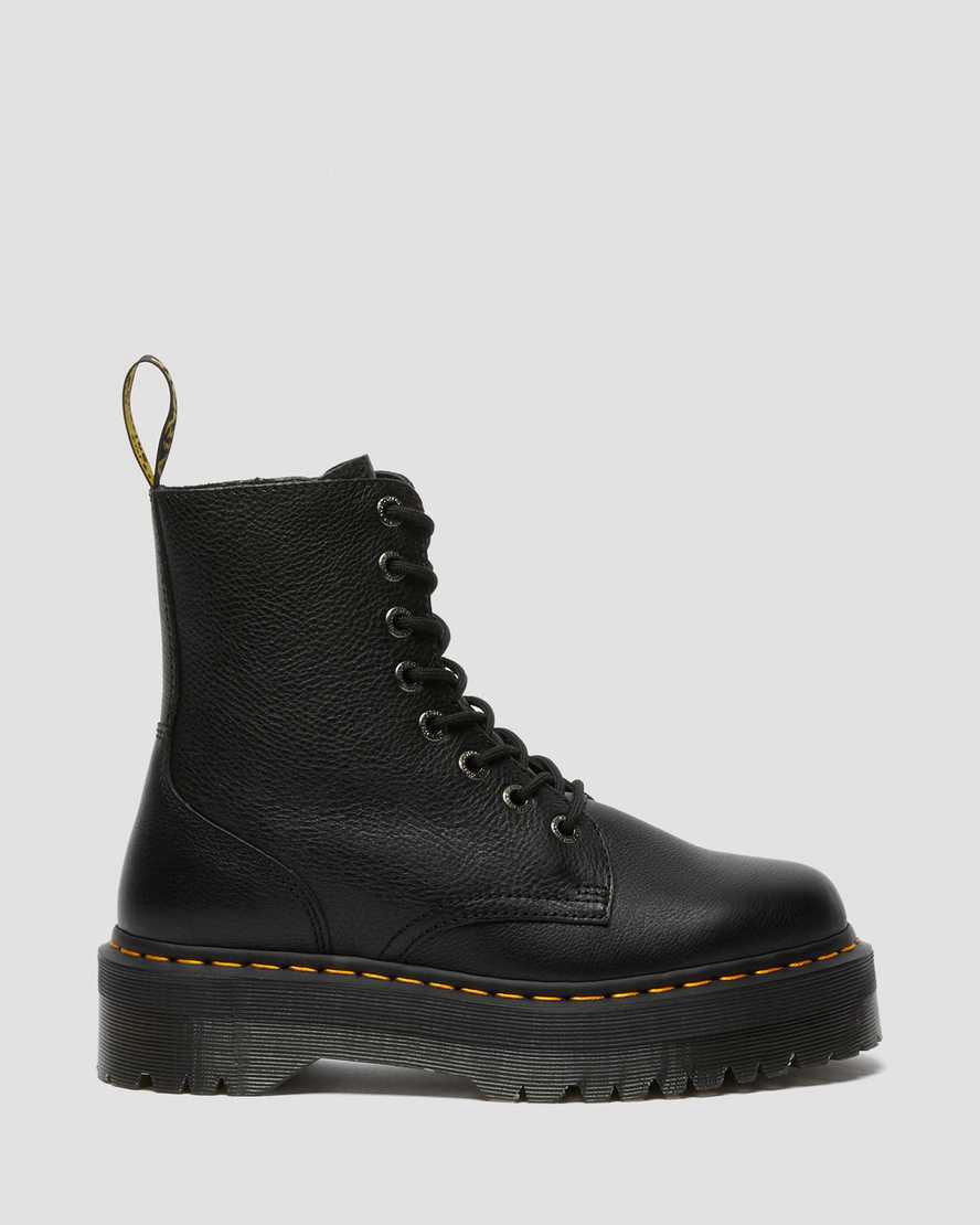 Botines Dr Martens Jadon Boot III Pisa Leather Platforms Mujer Negras  España |  65932-VRNU