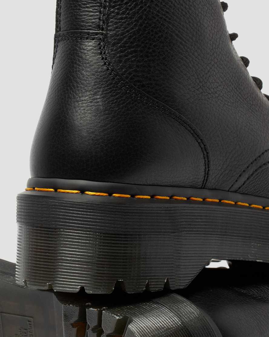 Botines Dr Martens Jadon Boot III Pisa Leather Platforms Mujer Negras  España |  65932-VRNU