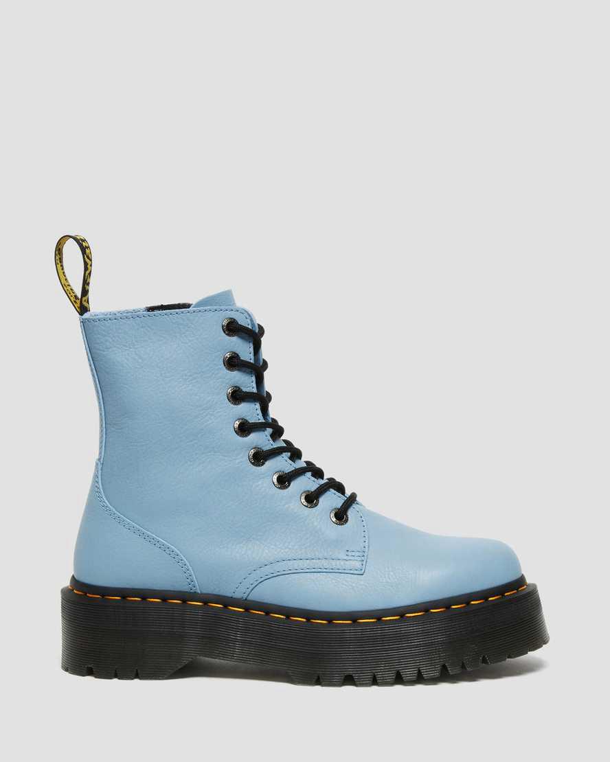 Botines Dr Martens Jadon Boot III Pisa Leather Platforms Mujer Azules  España |  90128-LVOJ