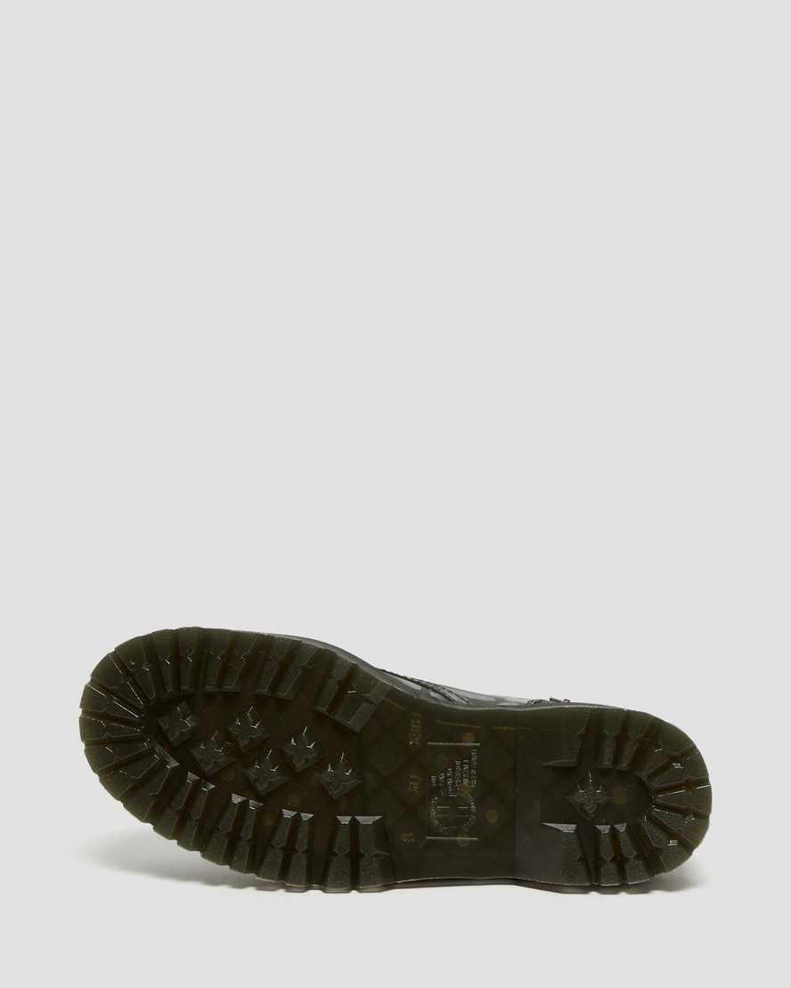 Botines Dr Martens Jadon Boot Leopard Print Platforms Hombre Negras  España |  69531-MTCA