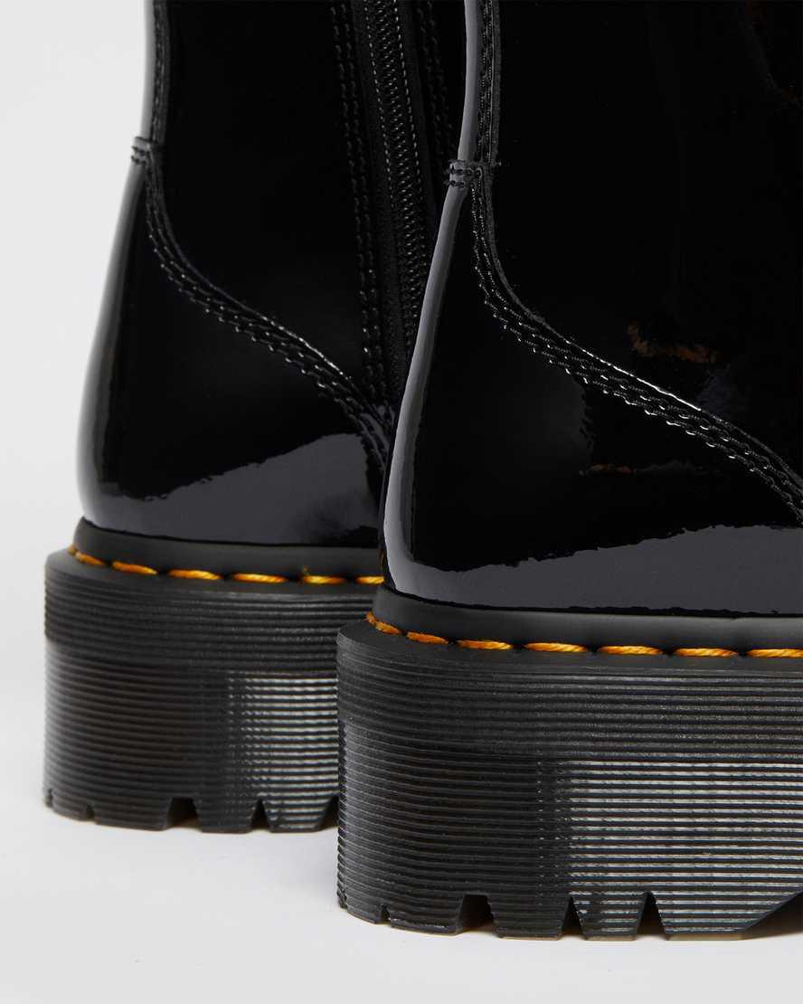 Botines Dr Martens Jadon Boot Patent Leather Platforms Hombre Negras  España |  93172-KVTL