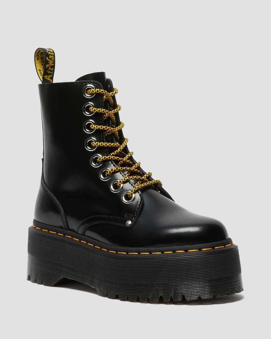 Botines Dr Martens Jadon Max Boot Platforms Mujer Negras  España |  97851-OQCK
