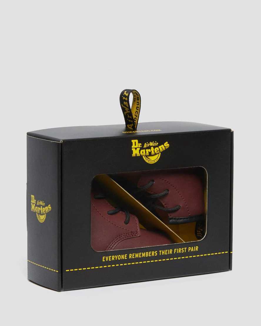 Botines Dr Martens Newborn 1460 Auburn Leather Niños Rojas  España |  37426-YTGI