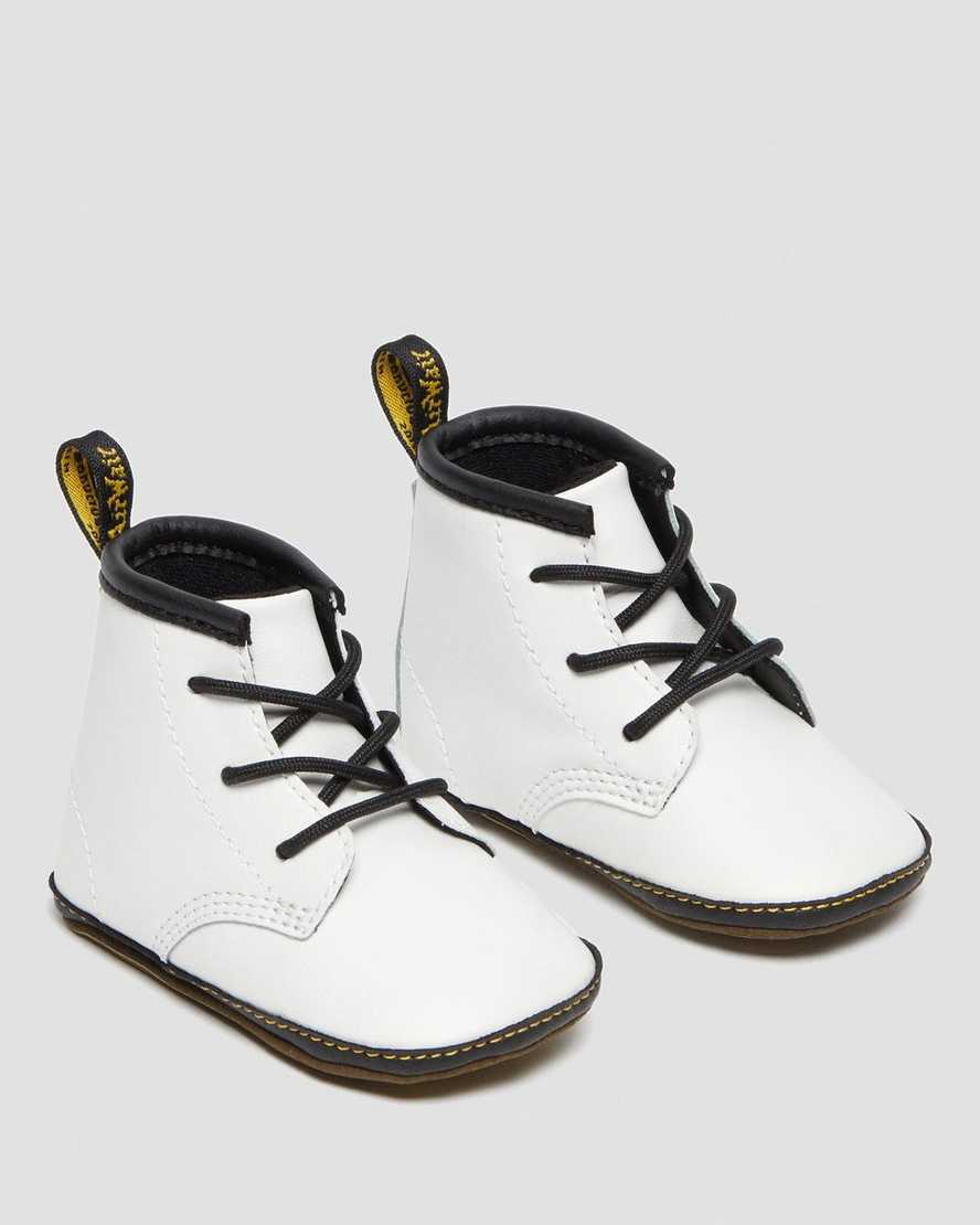 Botines Dr Martens Newborn 1460 Auburn Leather Niños Blancas  España |  48265-IMWX