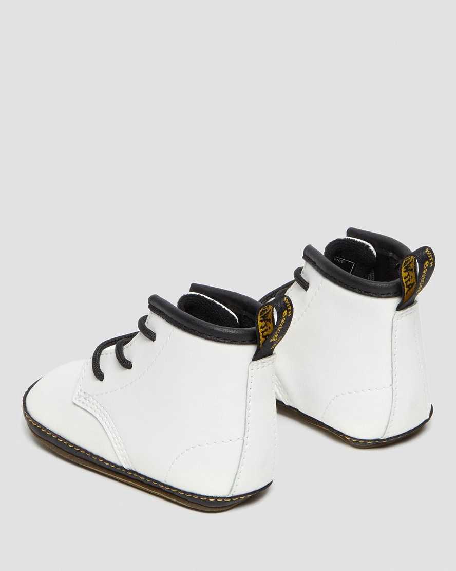 Botines Dr Martens Newborn 1460 Auburn Leather Niños Blancas  España |  48265-IMWX