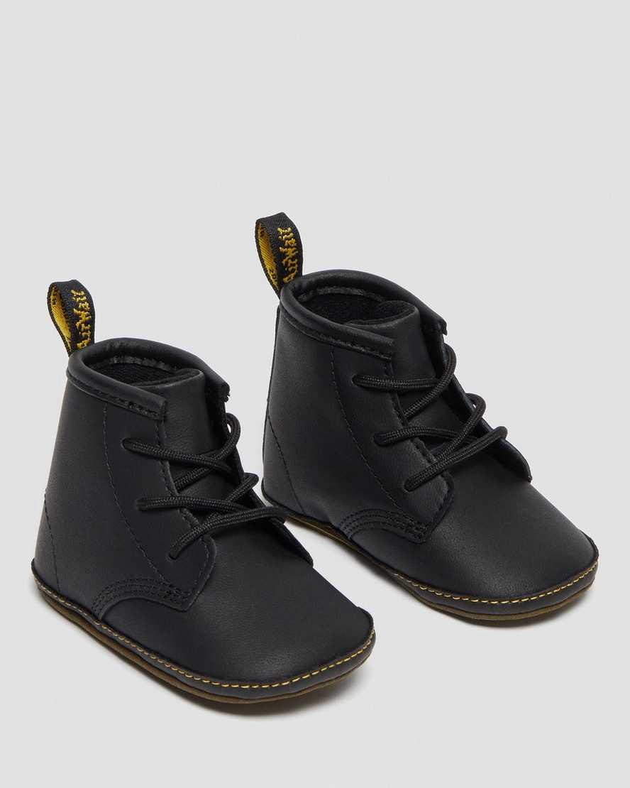 Botines Dr Martens Newborn 1460 Auburn Leather Niños Negras  España |  71035-FDYR