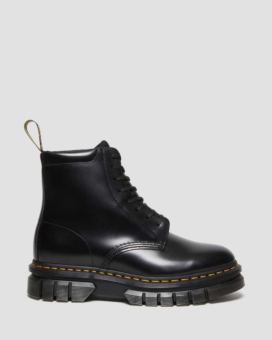 Botines Dr Martens Rikard Smooth Leather Platform Lace Up Hombre Negras  España |  73086-VJYP