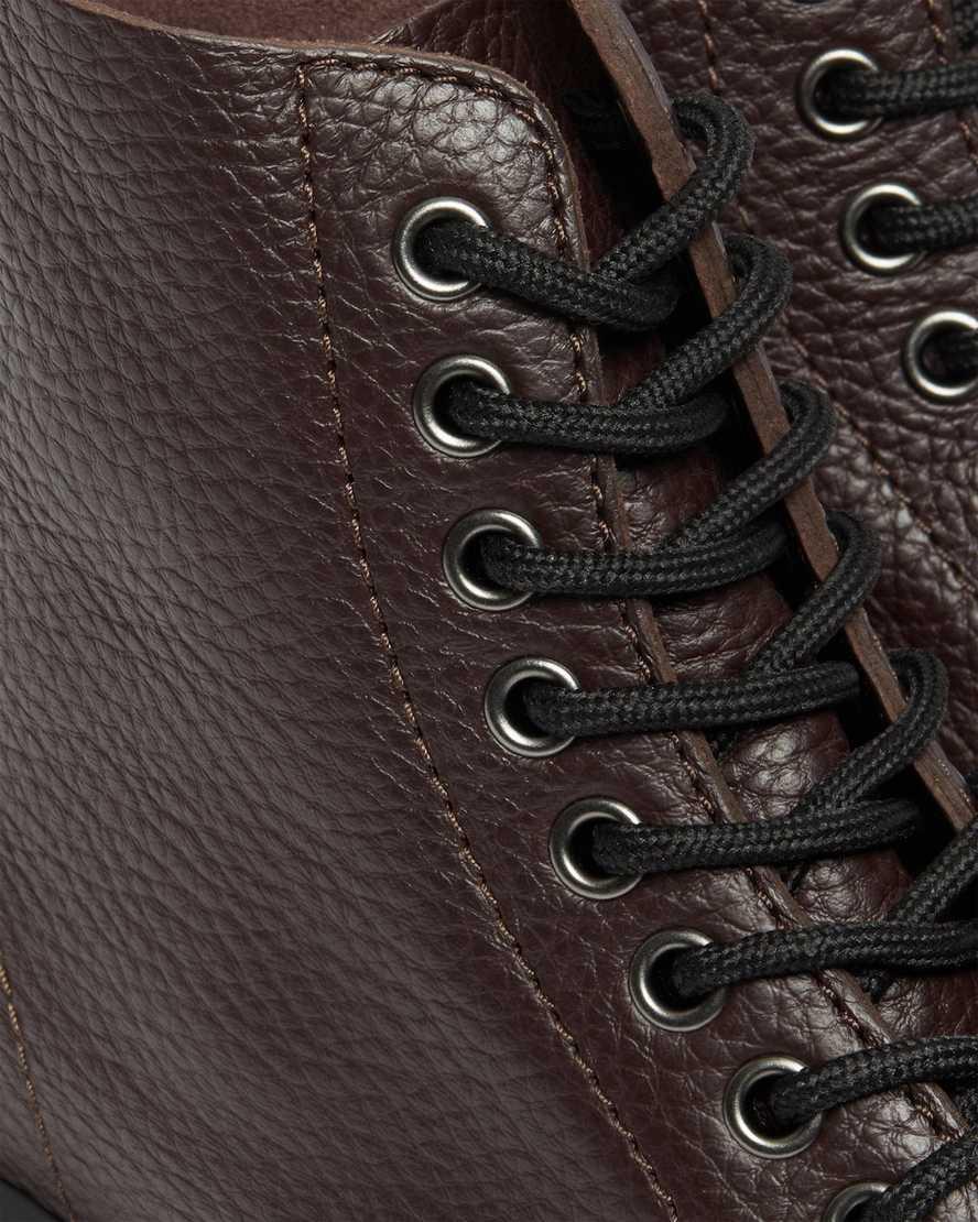 Botines Dr Martens Sinclair Milled Nappa Leather Platform Mujer Burdeos  España |  31086-GXZM