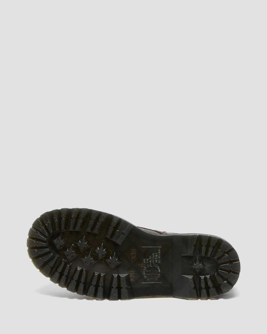 Botines Dr Martens Sinclair Milled Nappa Leather Platform Mujer Burdeos  España |  31086-GXZM